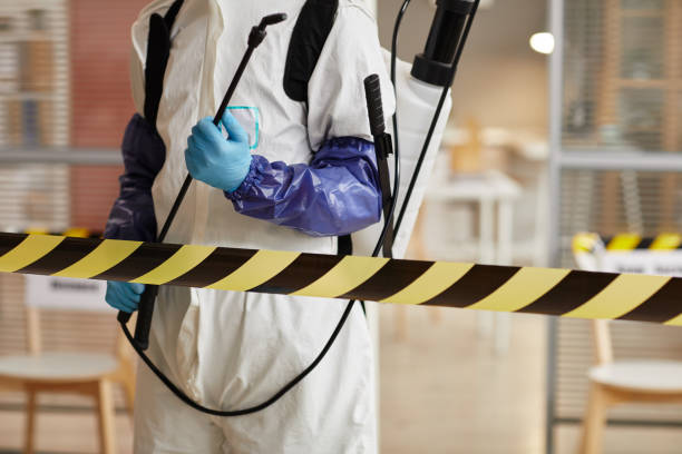 Professional Biohazard Cleanup technician working in Brock, NE
